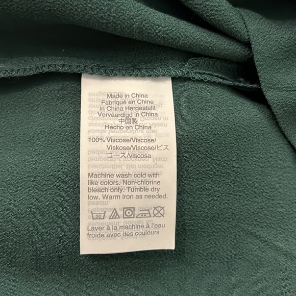 Madewell Dark Green Shift Dress- BRAND NEW! - Picture 4 of 4